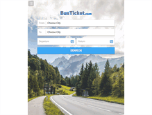 Tablet Screenshot of busticket.com